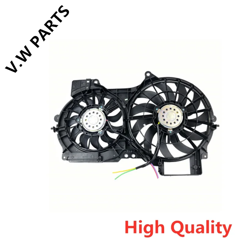 New Radiator Electric Dual Cooling Fan For A udi A6 C6 Avant Allroad