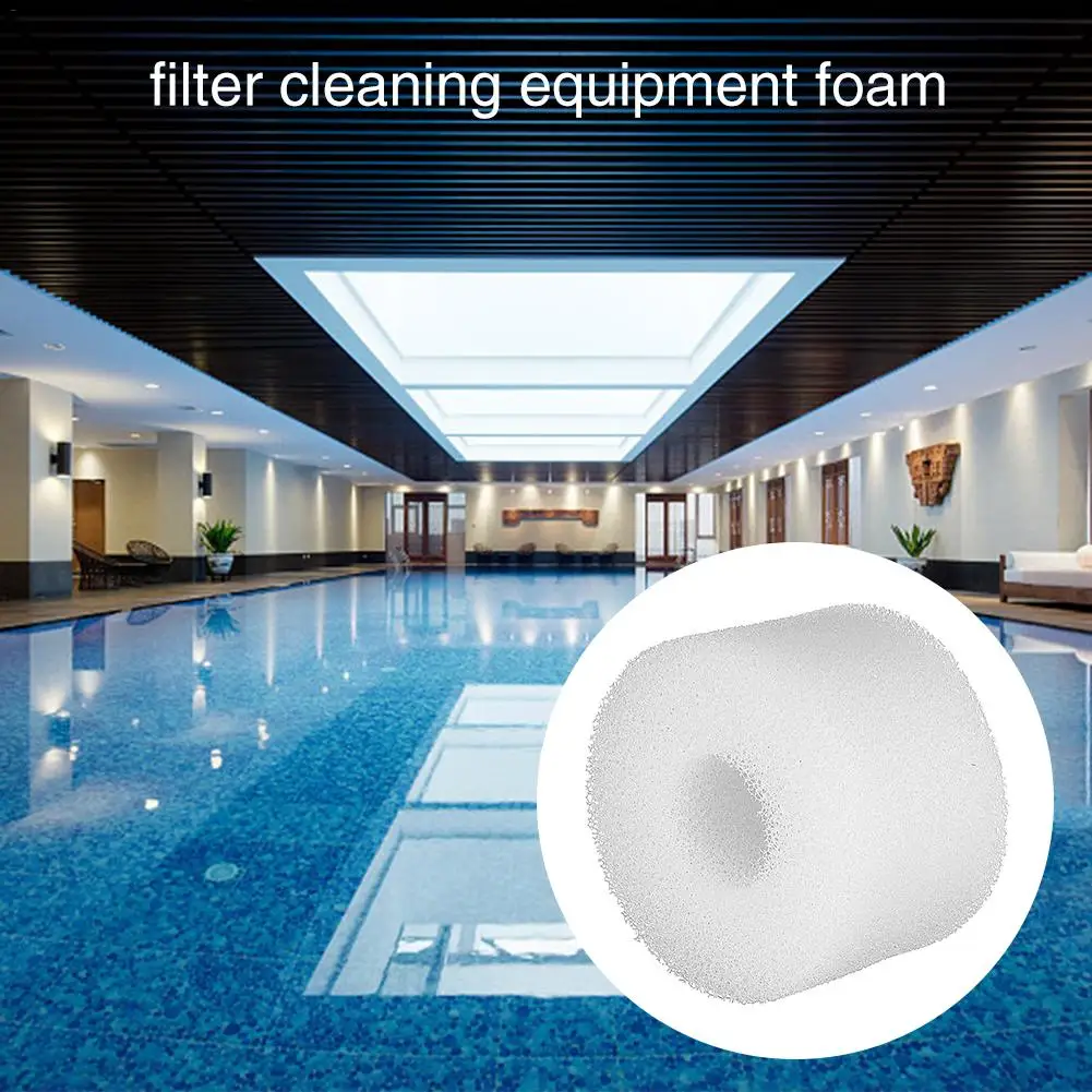 3 sizes Black White Swimming Pool Filter Foam Sponge Intex S1 type Reusable Washable Cartridge Foam Suit Intex Bubble Jetted