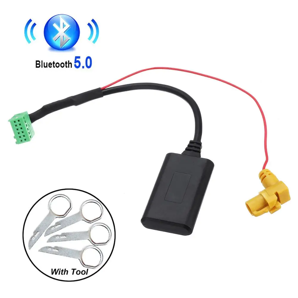 MMI 3g AMI 12-контактный Bluetooth подключения к разъему AUX адаптер Беспроводной аудио Вход для Audi Q5 A6 A4 Q7 A5 S5