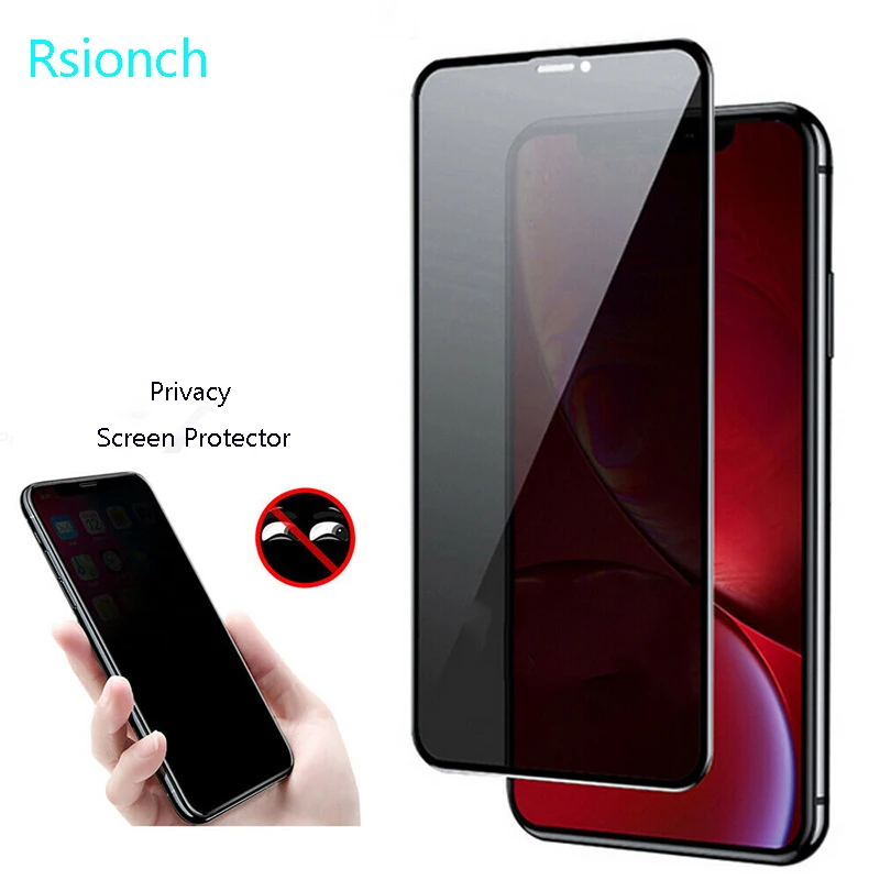 Rsionch 9D закаленное Стекло для нового iPhone 6 5 дюймов 11 Pro Max 1 8 X XR XS MAX 9H с защитой от