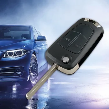 

2 Button For Vauxhall Opel Corsa Astra Vectra Zafira TM Car Key Case Cover Styling Flip Remote Folding Car Key Fob Case