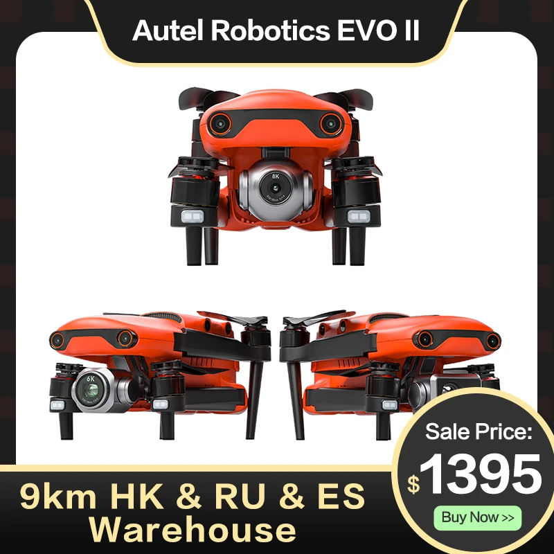 Квадрокоптер в наличии Autel Robot EVO II/Pro Радиоуправляемый с 3-осевым стабилизатором