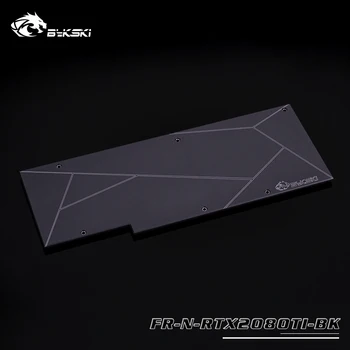 

Bykski FR-N-RTX2080TI-BK GPU Water Block Backplate For RTX2080/2080ti Full Coverage Universal Cooler Heatsink