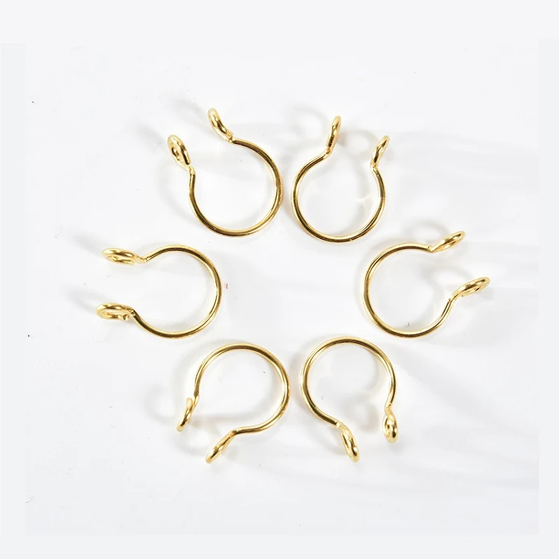 1 шт. u-образное модное кольцо в нос имитация кольца филигранные кольца из нержавеющей стали Нос имитация пирсинга пирсинг Oreja пирсинг ювелирные изделия