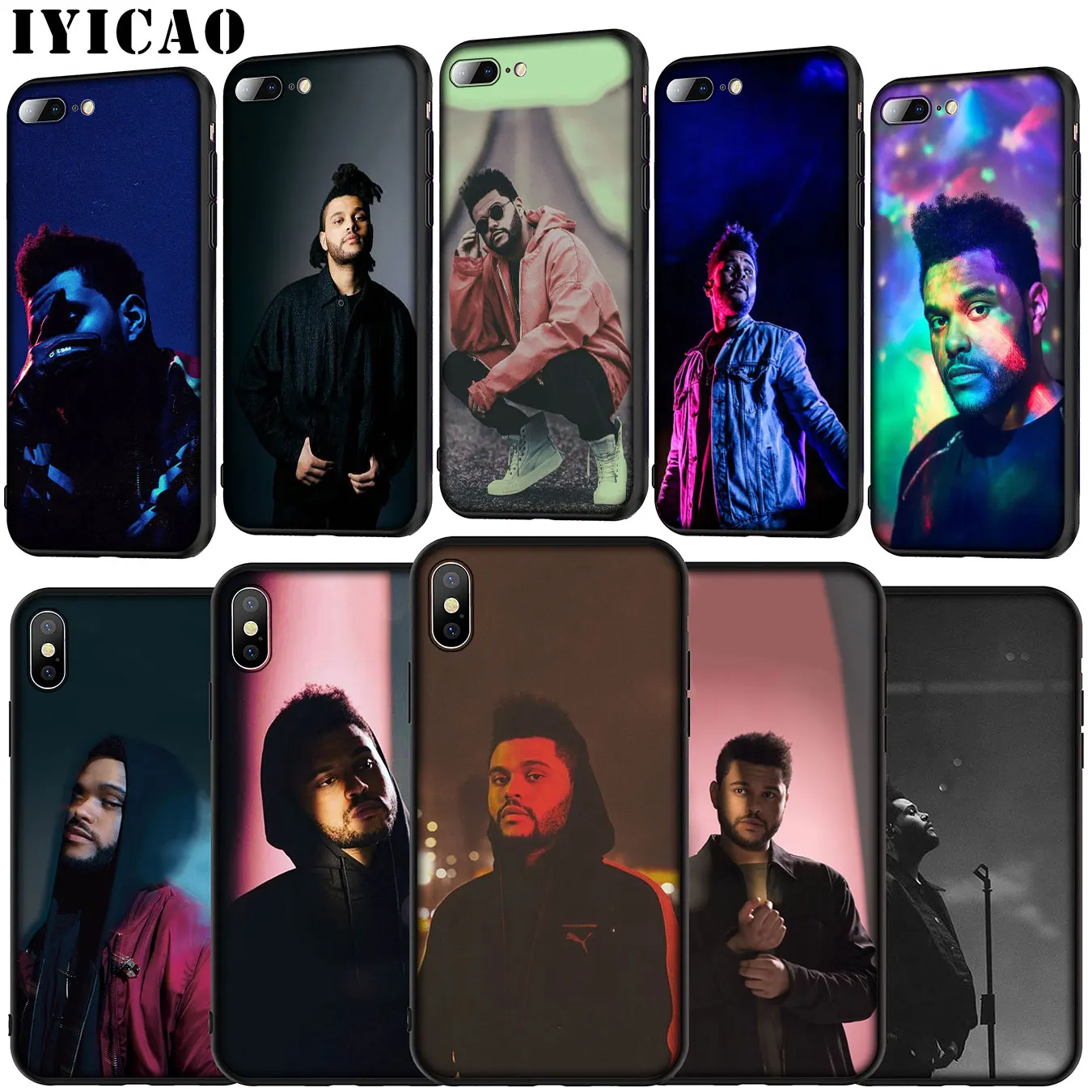 Чехол для телефона IYICAO Hot singer The Weeknd Rap Trap мягкий силиконовый чехол iPhone 11 Pro XR X XS Max 6