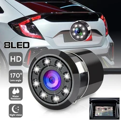 Carro universal 170 graus de backup de visão traseira do carro nova câmera hd noite à prova de poeira à prova dwaterproof água sensor de estacionamento câmera reversa