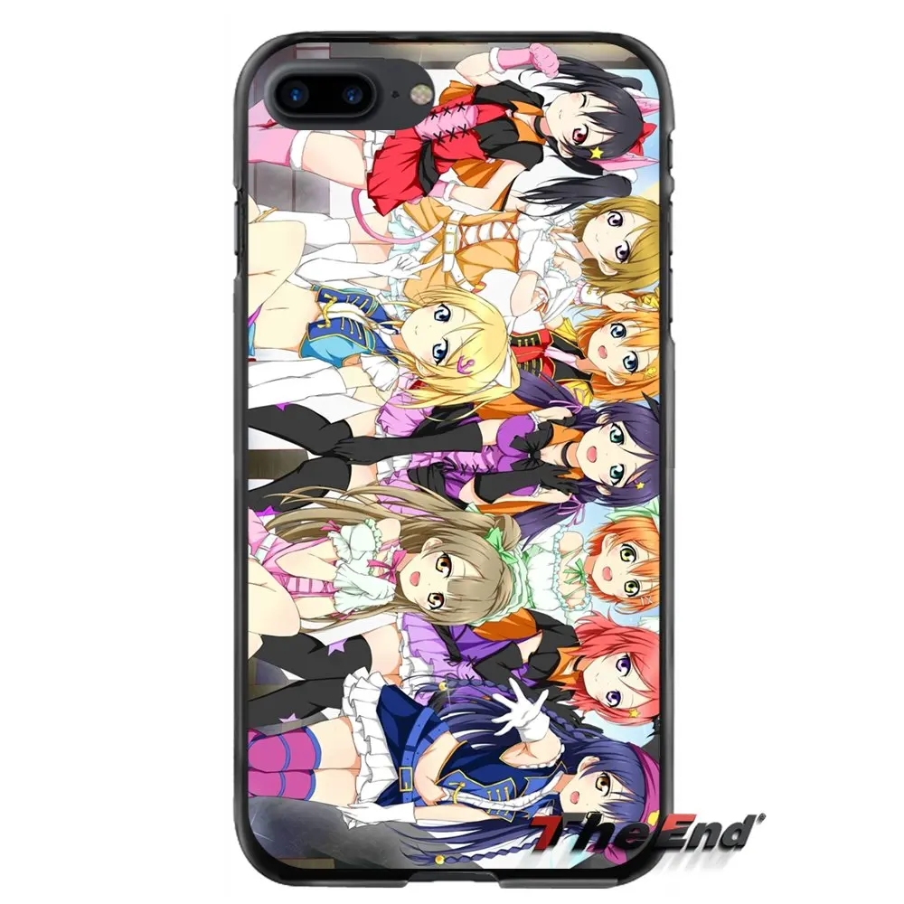 Love Live аниме для Apple iPhone 4 4s 5 5S 5C SE 6 6S 7 8 Plus X iPod Touch 4 5 6 Аксессуары чехлы для телефонов