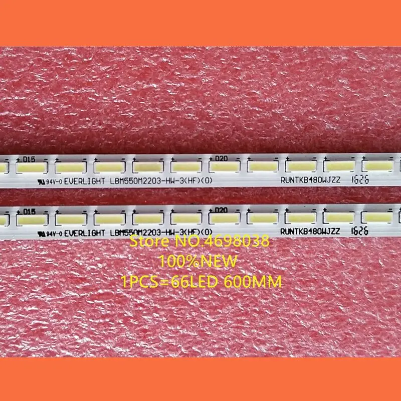2 шт./компл. светодиодный бар LCD-55SU560A561A LBM550M2203 600 мм 66 светодиодный LBM550M2203-HW-3 RB285WJ