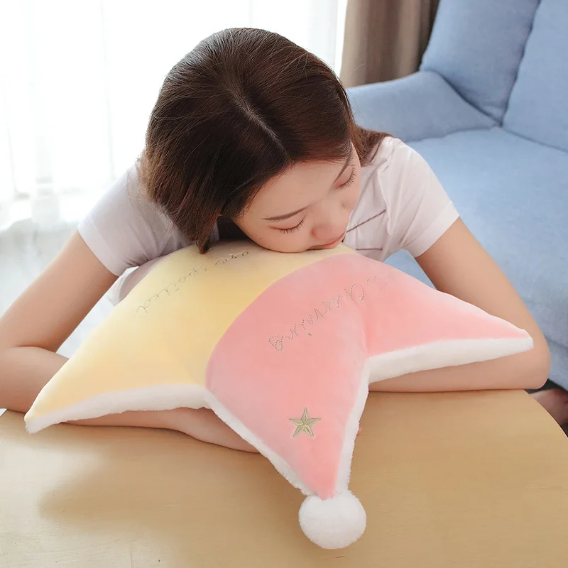1 шт. 25 см Милая пятиконечная звезда подушка высокого качества плюшевые игрушки для мальчиков и девочек рождественские подарки диван подушка для сна