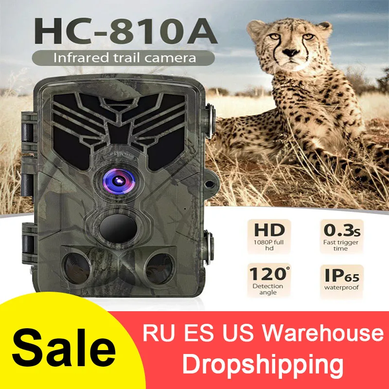 

HC-810A Outdoor Trail Hunting Camera Scouting Camera 1080P 16MP HD PIR Motion Night Vision Camera