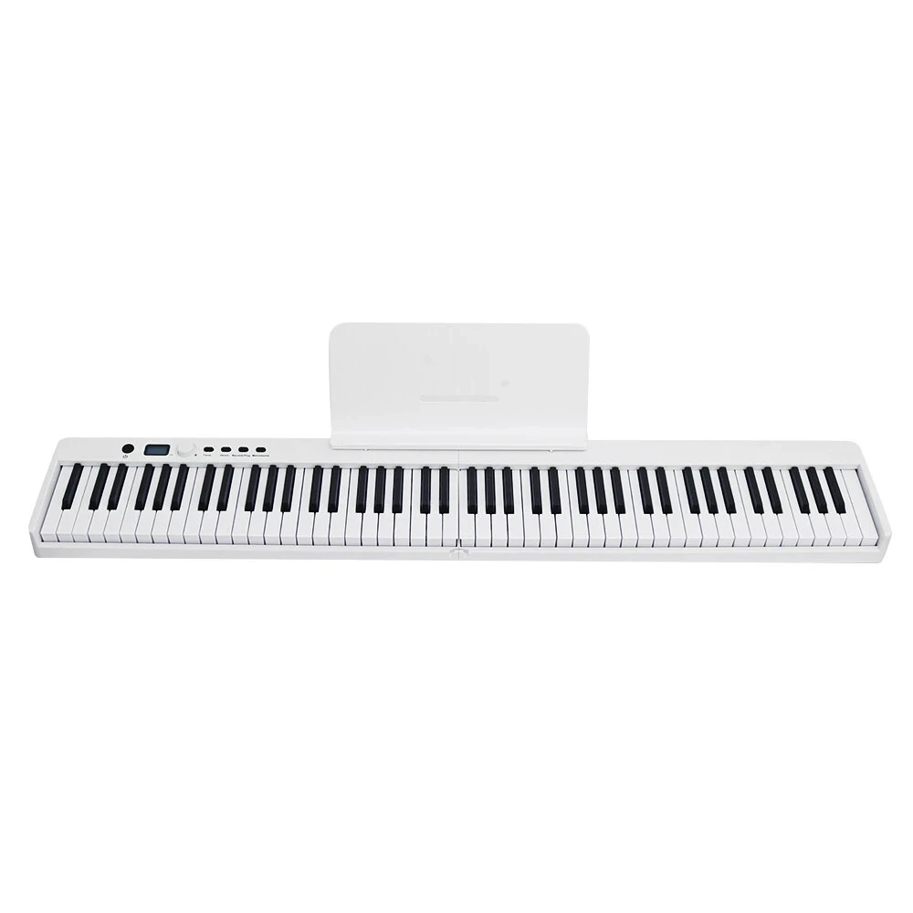 BORA Portable 88 Keys Foldable Electronic Piano Keyboard 128 Tones Rhythms  21 Demos With Sustain Pedal/Bag Built-in Battery