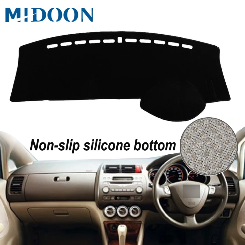 MIDOON для Honda Fit Jazz 2001 2002 2003 2004 2005 2006 2007 Чехлы стайлинга автомобиля коврик приборной