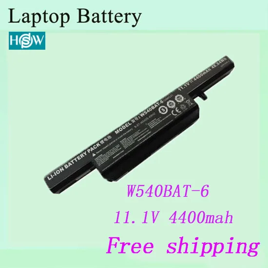 Ноутбук батарея для Clevo W155EU W550SU1 W540BAT-6 батарея