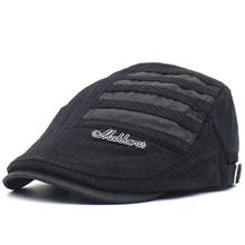 Мужской Хлопковый берет, модная кепка с дикими буквами, металлическая стандартная Кепка, козырек для путешествий, Повседневная шапка