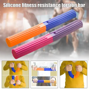 

Fitness Resistance Bar Flexible Torsion Grip Bar Strength Training Exercise Tool for Home Gym H7JP