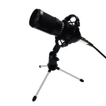Bm800 Professional Condenser Sound Microphone Kit Bm-800 Conference Karaoke Bm 800 Dynamic Microphone Mic Wire With Shock Mount neewer nw 7000 usb condenser microphone kit for windows and mac with metal microphone shock mount ball type anti wind foam cap