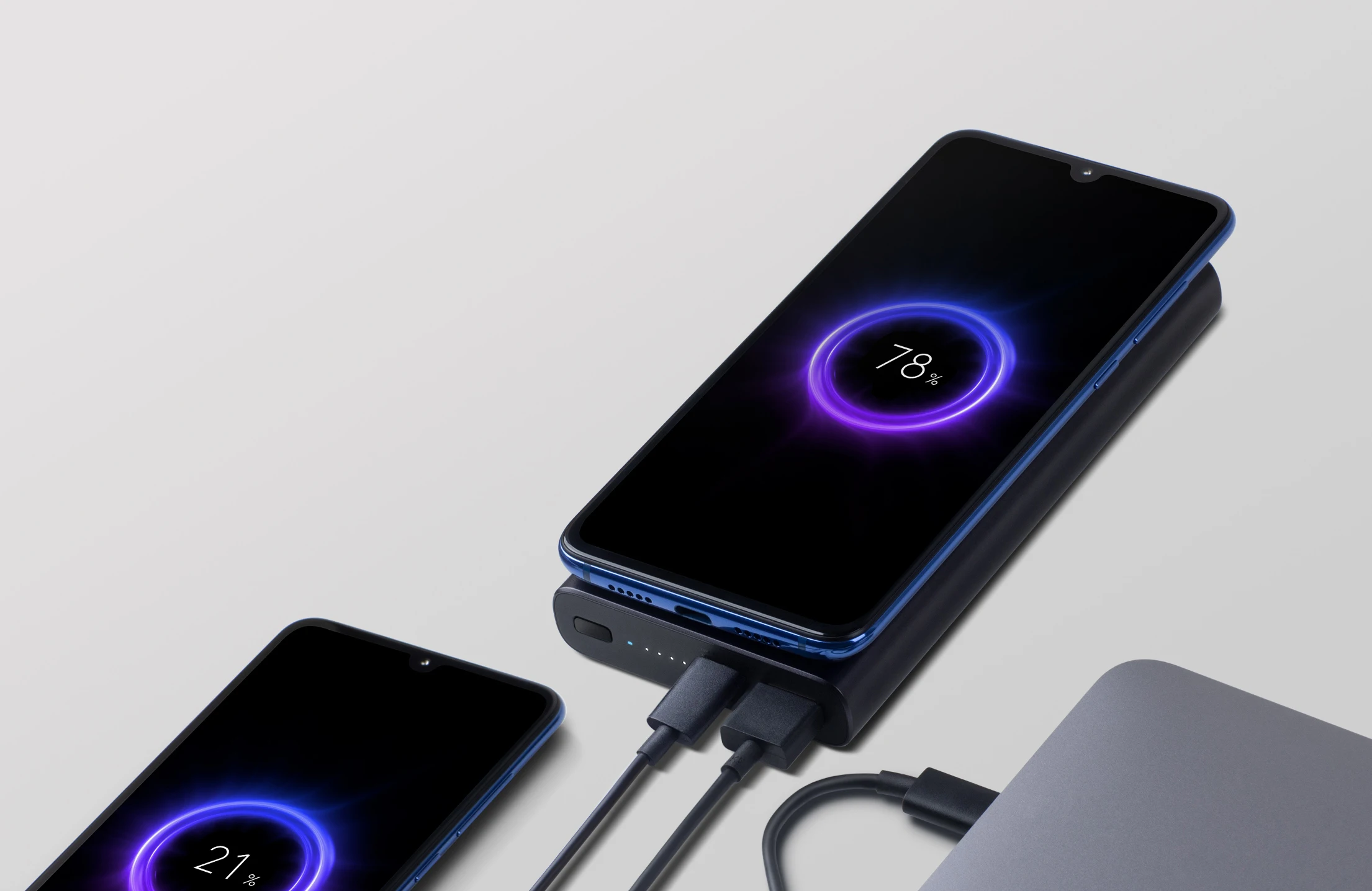 Xiaomi Mi 10000 мАч Qi беспроводной внешний аккумулятор PLM11ZM Quick Charge Powerbank для iPhone X XR XS MAX 8