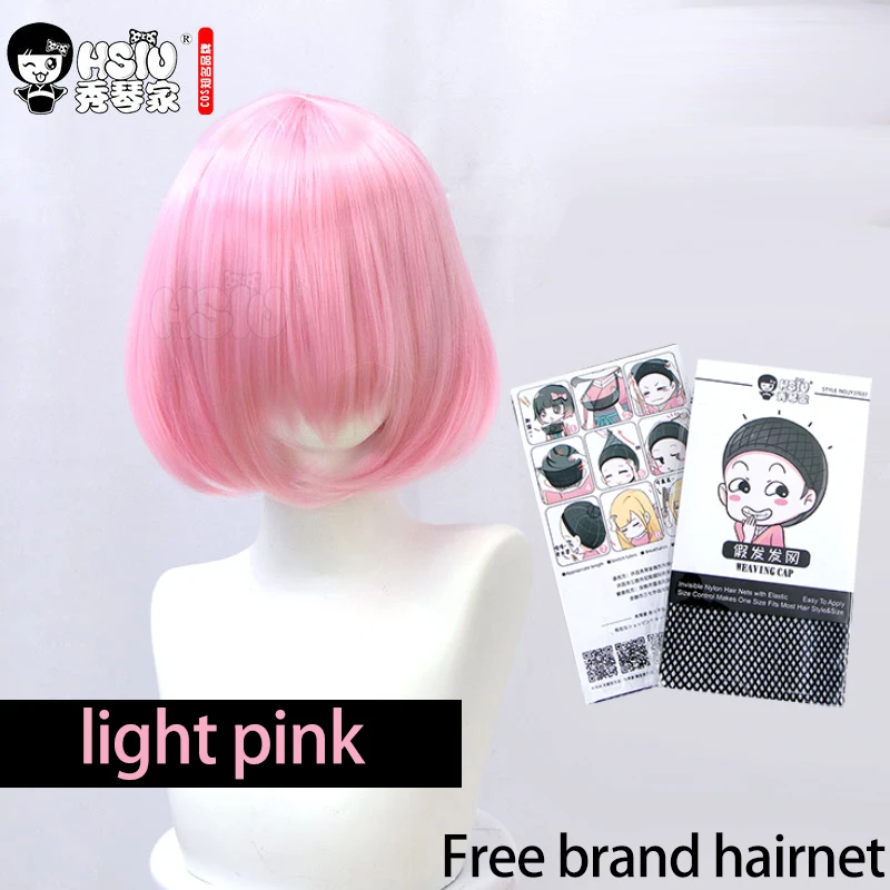 Hsiu Cosplay Wig Synthetic Short Bob Straight Hair Golden Pink Red Blue Purple For Women 35cm 23 Color Wigs & Free Cap -Zentai shop online H484849d102d2447c9f18a66b13586f41z.jpg