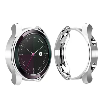 

Replaceable WristStrap Watch Band Ultra-Slim Electroplate Transparent TPU Case Cover for Huawei Watch GT 42mm