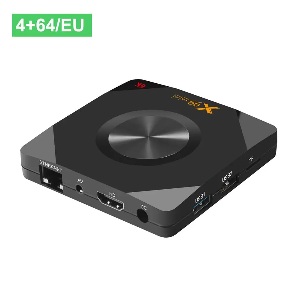 E 2019X99 Мини Android 9,0 tv BOX 2,4G/5G wifi 6K Allwinner H6 четырехъядерный ЖК-дисплей 4 Гб 64 Гб/32 ГБ USB3.0 ТВ приставка - Цвет: E