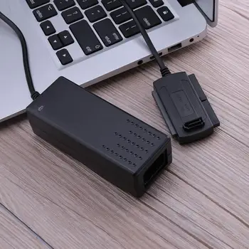 

SATA PATA IDE Drive to USB 2.0 Adapter Converter Cable for Hard Drive Disk HDD 2.5" 3.5" with External AC Power Adapter US plug