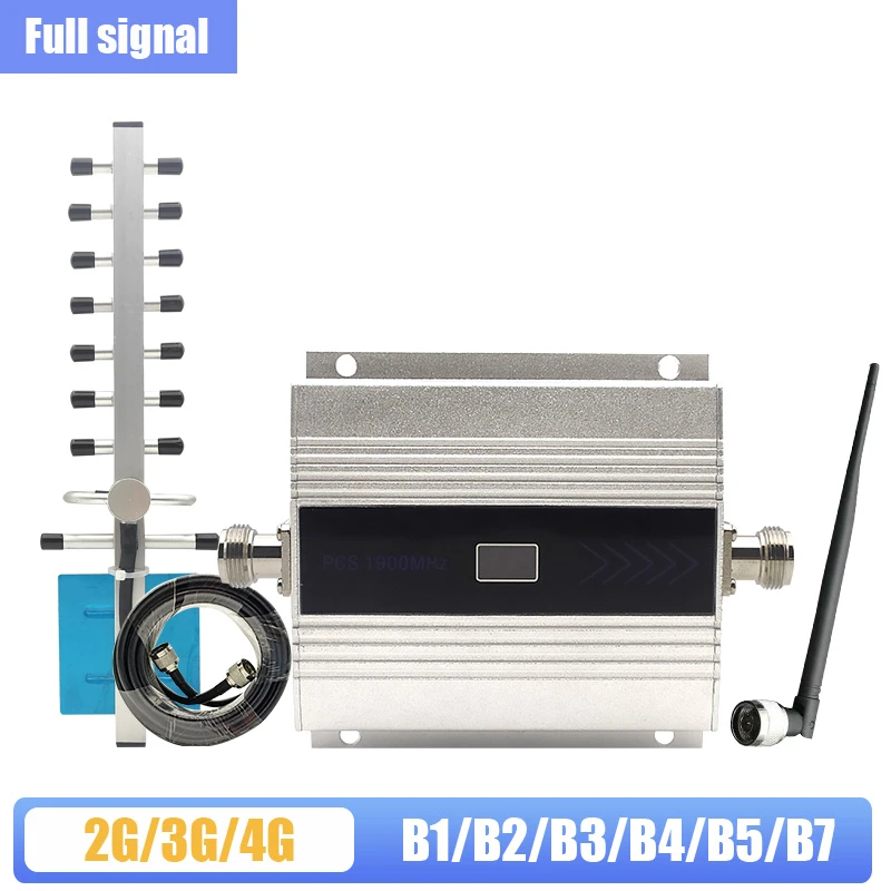 2G 3G 4G Band 850 1700 1800 1900 2100 2600 Cellular Amplifier B5 B4 B2 AWS PCS LTE B7 2600MHZ Mobile Signal Booster Repeater best antenna bobcat miner