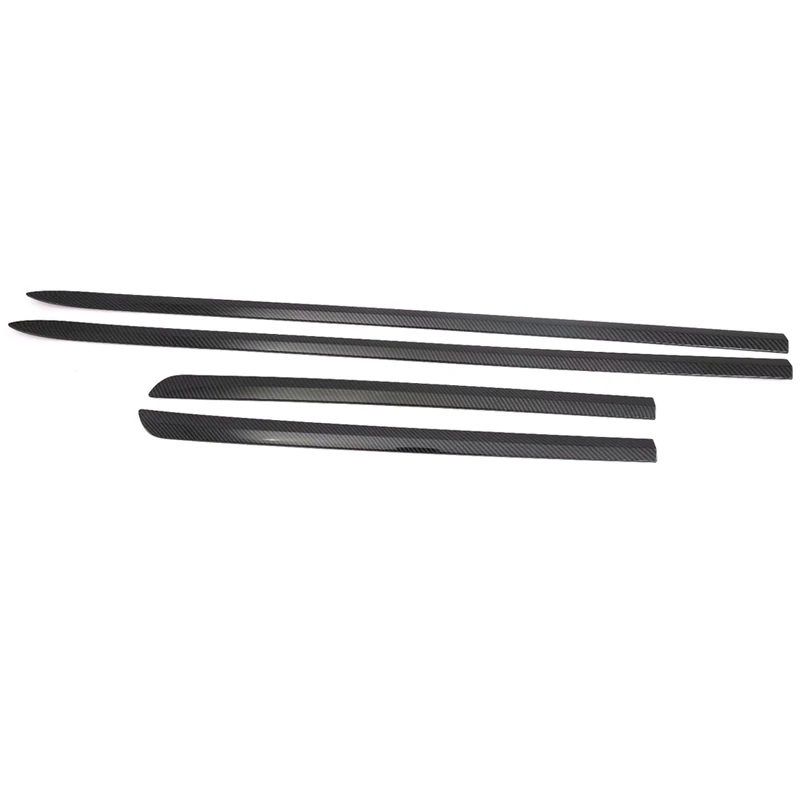 Fit for Tesla Model 3 Car Styling ABS Car Body Door Moulding Decor Cover Trim 4pcs Auto Accessories