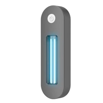 

5V USB UV Disinfection Lamp for Cars Refrigerators Bedrooms Kitchens UV Ozone Quartz Lights,Grey