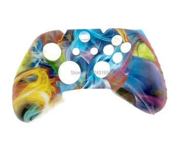 

10pcs Water Transfer Printing Camo Silicone Cover Skin for XboxOne Controller Protector for XBOXONE Water Transfer Silicone Case
