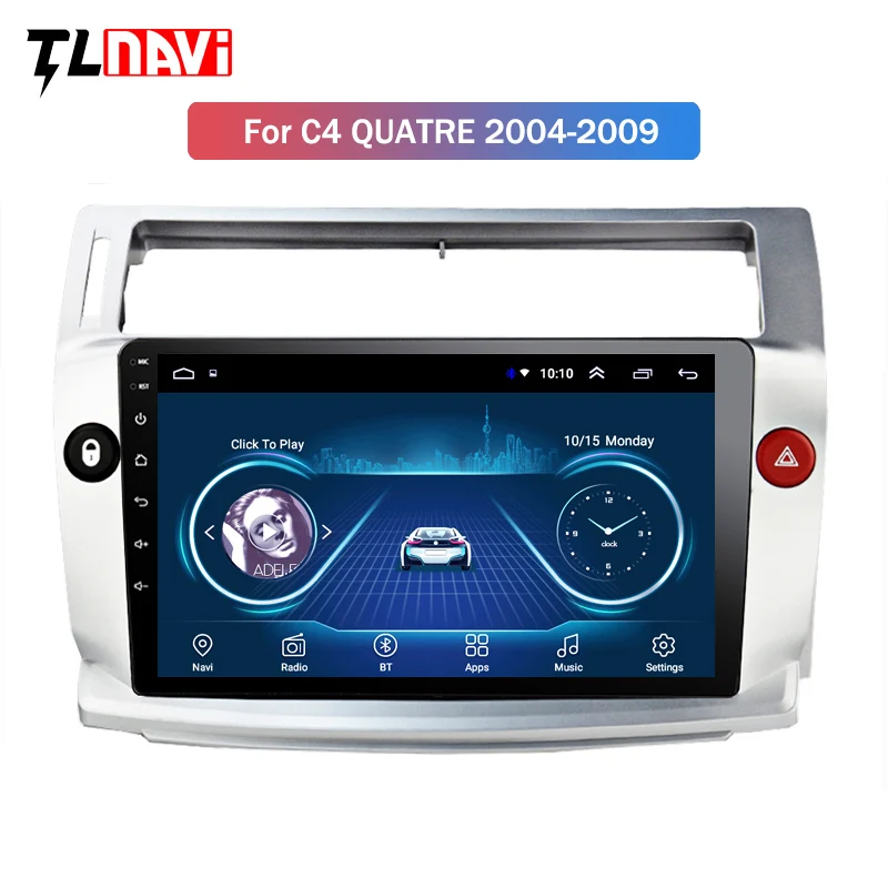IPS Android 8.1 Car Radio for Citroen C4 C-Triomphe C-Quatre 2004-2009 car dvd gps navigation multimedia player