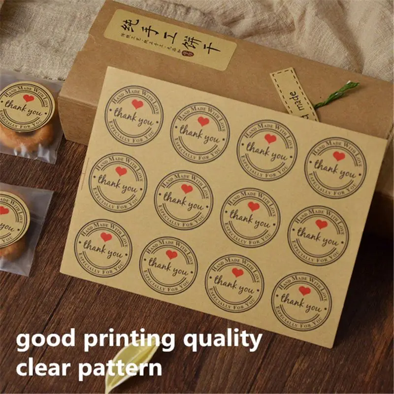 Autoadesivas da Impressão do Laser do Inkjet do Papel de Embalagem de 50 Etiquetas Pces Brown de 50 a4 6 Etiquetas autoadesivas da impressão do laser do