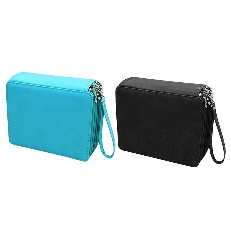 

168 Slots Super Large Capacity Pen Bag with Zipper Strap for Watercolor Pencils Pen Bag