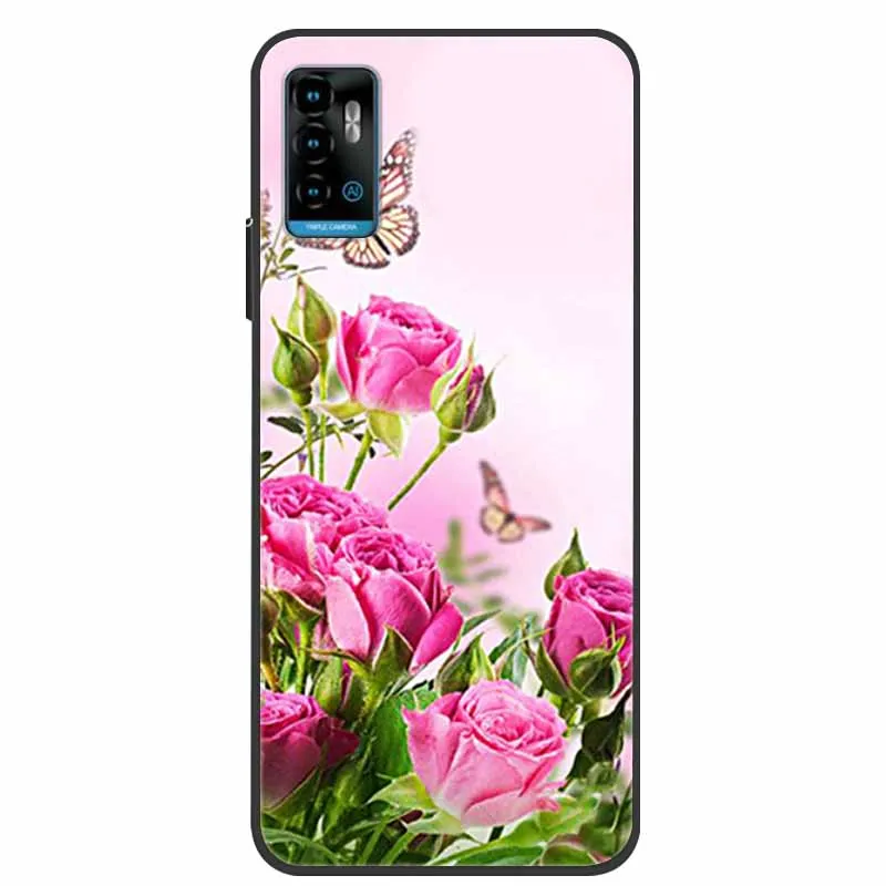 JIENI per Zte Blade A71 Custodia Cover (6.52), Ultra Sottile TPU Case Black Morbido Silicone Custodie Protettivo Shell per Zte Blade A71 Guscio - WMA30