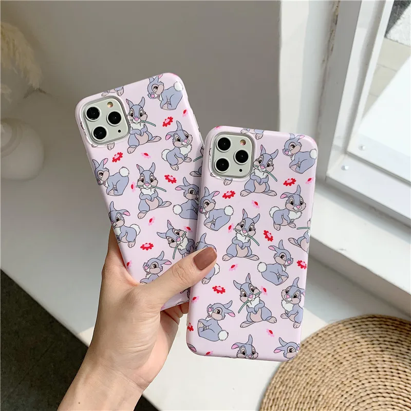 Чехол-накладка для iphone 12 Pro Max X XR XS 7 8 6 6S Plus с мультяшным Кроликом из ТПУ 2020 |