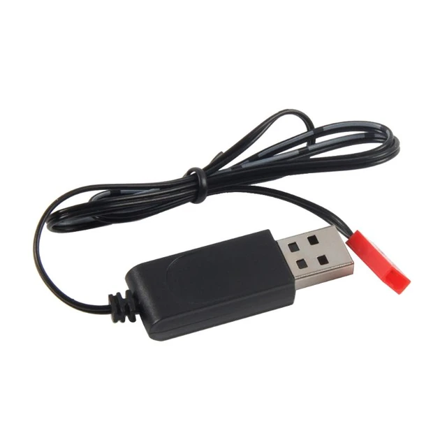 Câble adaptateur chargeur USB noir pour Sky Viper Drone hélicoptère chargeur  universel pour voiture RC DC