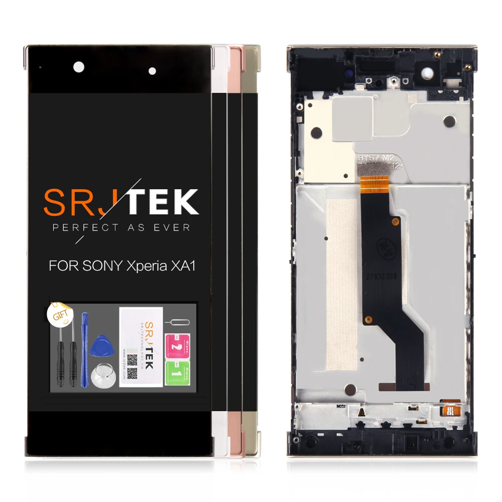 Цена Оригинальный ЖК дисплей для SONY Xperia XA1, сенсорный экран с рамкой для SONY Xperia XA1, ЖК дисплей G3116, G3121, G3123, G3125, G3112