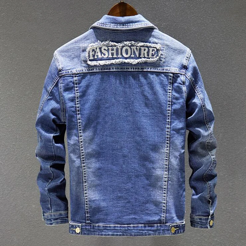 Denim Jackets Overcoats Male Jeans Coat 