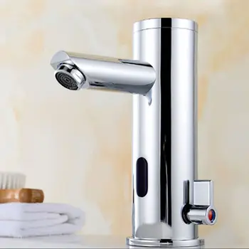 

All-Copper Infrared Intelligent Induction Hot and Cold Water Faucet Automatic Manual Induction Dual-Use Faucet