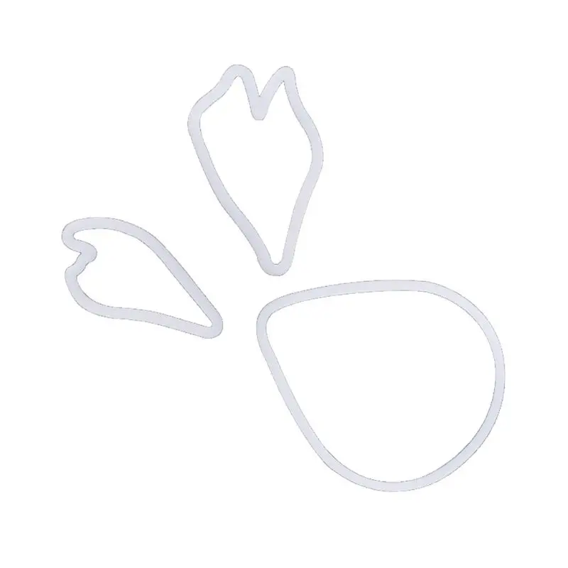 9 шт./компл. пион лепестки Вайнер резак силиконовая помадка сахарная мастика