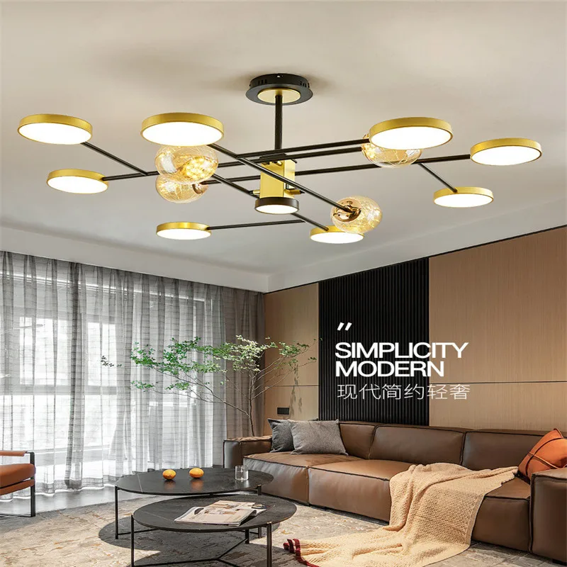 

Modern living room new Nordic luxury dining room bedroom study chandelier creative simple home hotel chandelier free shipping