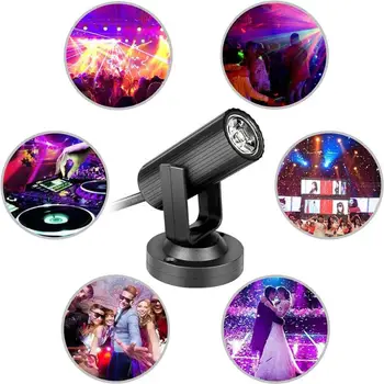 

1W LED Beam Light Spotlight Effect Stage Lighting Lamp for KTV DJ Bar Disco Bar KTV Party Lighting Effect AC 85-265V