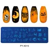 PICT YOU Halloween Nail Stamping Plates Snowflake Festival Pattern Nail Art Image Plates Stainless Steel Nail Art Plate Stencil 3
