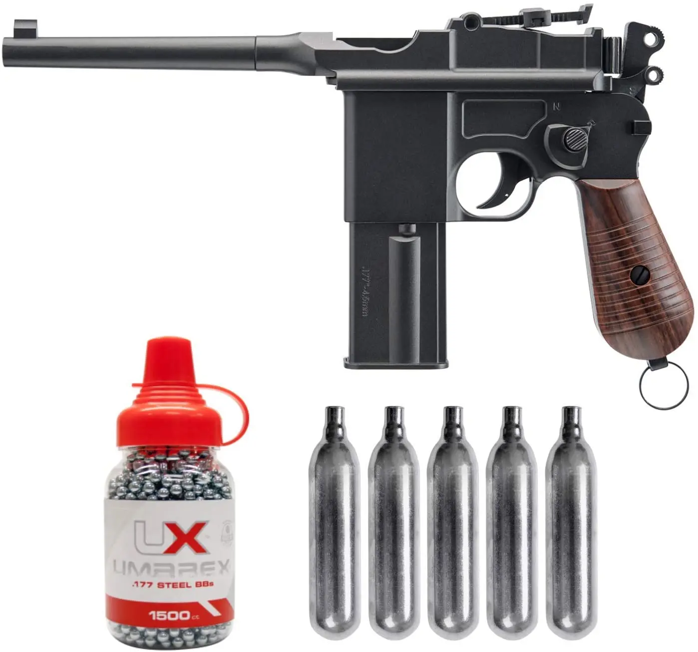 Автоматический Воздушный пистолет M712 Blowback калибр 177 с металлическим настенным