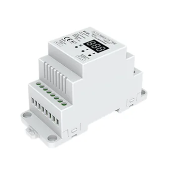 

1CH*2A AC Phase-cut DMX Dimmer S1-D1 DIN rail AC100-240V 480W Triac DMX Dimmer, Dual channel output Silicon DMX 512 controller