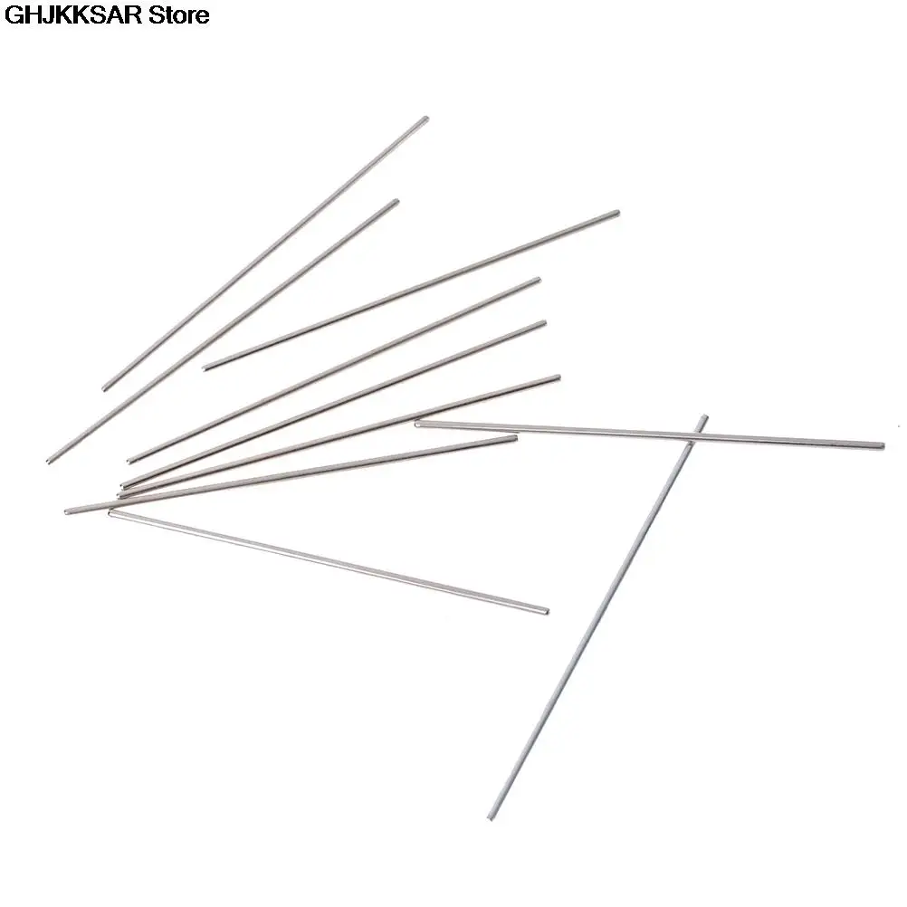 Metal Model Axle Gear Shaft Diameter 2mm DIY Toy Accessories for Car 2*100mm 10Pcs linear shaft rod