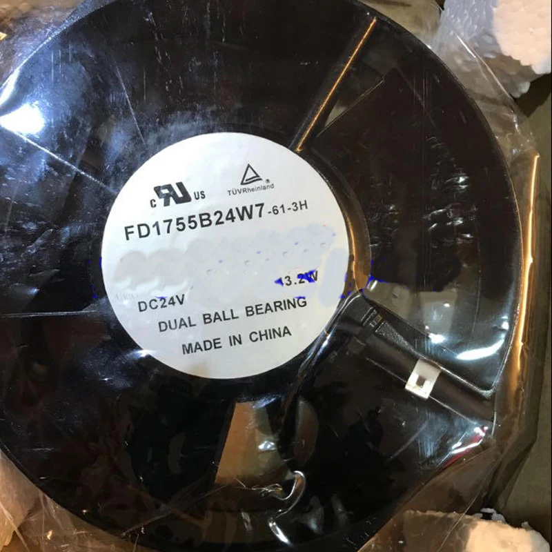 Кулер процессора для COOLTRON FD1755B24W7-61-3H DC24V 43,2 Вт вентилятор охлаждения 2pin