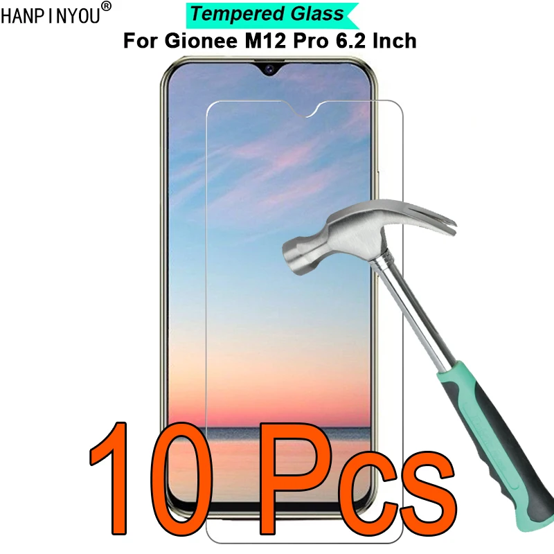 

10 Pcs/Lot For Gionee M12 Pro 6.2" 9H Hardness 2.5D Ultra-thin Toughened Tempered Glass Film Screen Protector Protect Guard