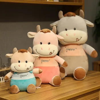 

Net red cute cow doll plush toy super cute calf rag doll doll child sleeping pillow super soft girl bed doll bedroom decoration