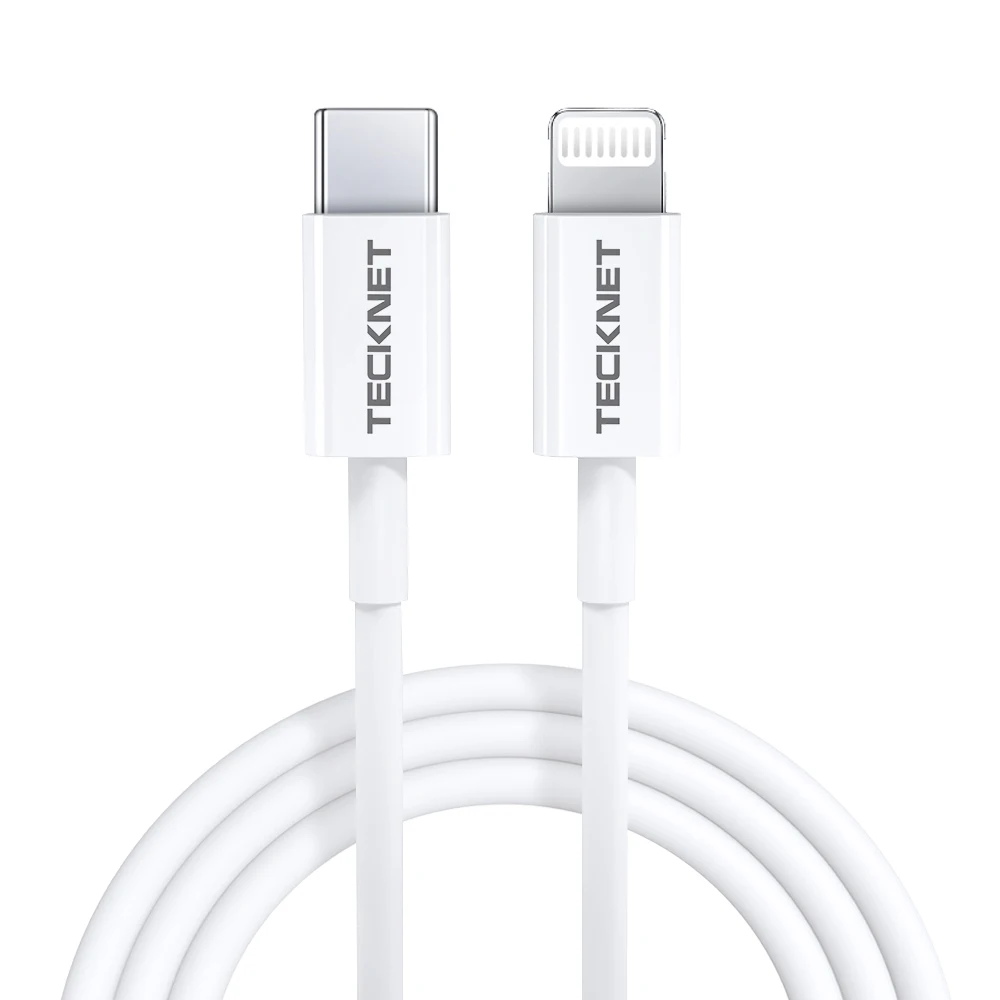TeckNet MFI USB-C type C к Lightning Кабель для iPhone 11 Pro XS MAX X 8 9 XR PD быстрый USB C зарядное устройство кабель для передачи данных для Macbook - Цвет: White