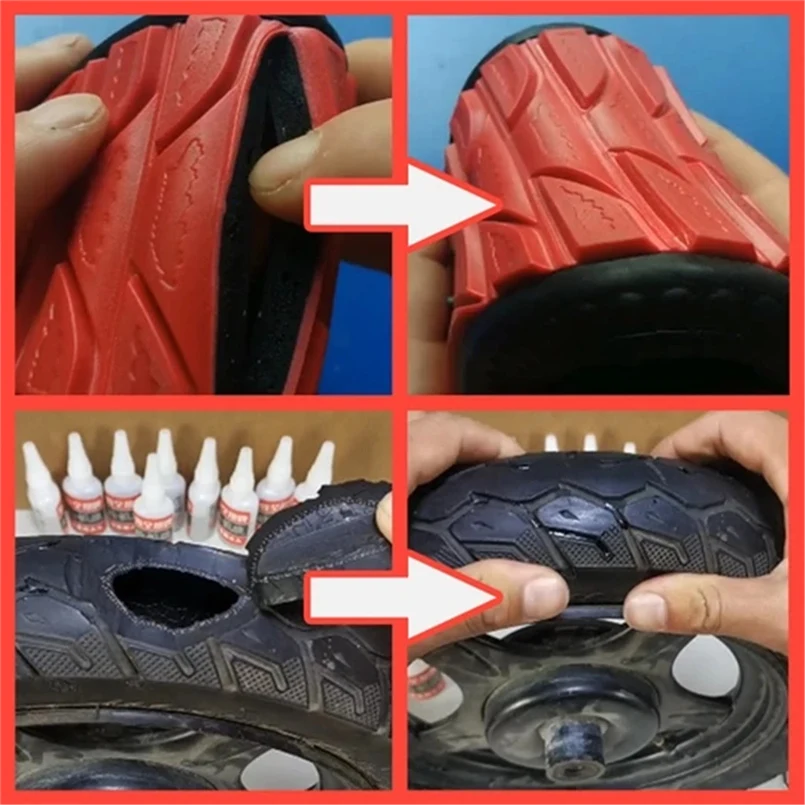 20ml Powerful tire rubber strong quick-drying glue bonding plastic metal plastic clothing spike rubber shear strength 22MPa 20N7 (12)